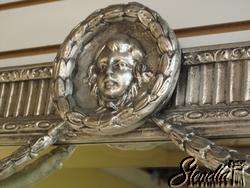 2434 FRIEDMAN BROTHERS Silver Decorated Mirror with Face  