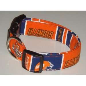   University Fighting Illini Dog Collar Large 1 