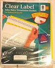 Avery 11415 Clear Label Tab Dividers 8 Tabs 5 Sets