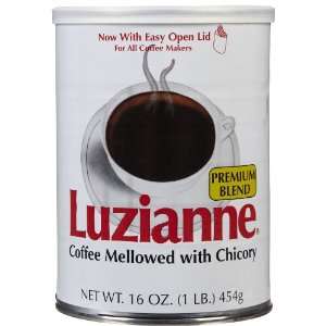Luzianne Premium Blend Coffee, 16 oz: Grocery & Gourmet Food