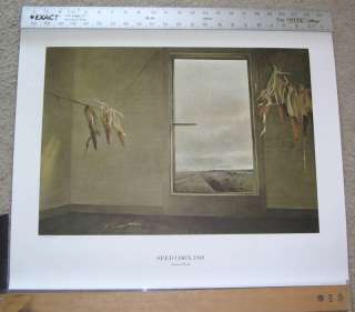 Andrew Wyeth Prints Seed Corn & Rural Holiday SCARCE  