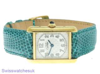 MUST DE CARTIER TANK GOLD PLATED SILVER WATCH Shipped from London,UK 