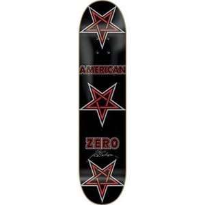  Zero James Brockman American Zero Skateboard Deck   8 x 