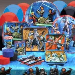  Star Wars: The Clone Wars Deluxe Party Kit with 8 Favor 