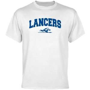  NCAA Longwood Lancers White Logo Arch T shirt  Sports 