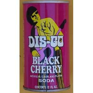  Soda Can Dis Co Black Cherry Bottom Opened Tin Everything 