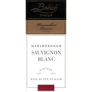  Babich Sauvignon Blanc Winemakers Reserve 2011 750ML 