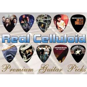  Nickelback Premium Guitar Picks X 10 (A4) Musical 
