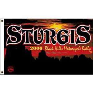  Sturgis 2006 Black Hills Motorcycle Rally Flag 3ft x 5ft 