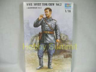 Trumpeter 1/16 WW2 RUSSIAN TANK CREW (b) T 34 /76 /85  