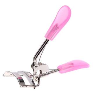 Pink Handle Eye Curling Eyelash Curler Clip Beauty Tool  