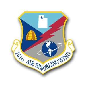  US Air Force 151st Air Refueling Wing Decal Sticker 3.8 6 
