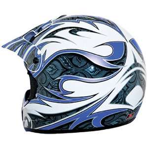  THH TX 10 Blue/White XX Large Off Road Helmet Automotive