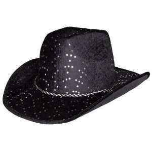  Black and Silver Cowboy Hat 