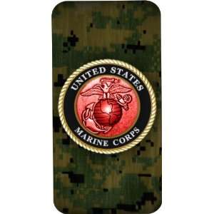 Black Hard Plastic Case Custom Designed United States Marine Corp 