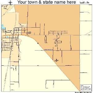  Street & Road Map of East Williston, Florida FL   Printed 