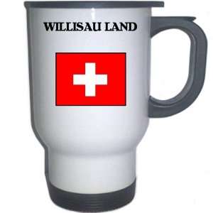 Switzerland   WILLISAU LAND White Stainless Steel Mug