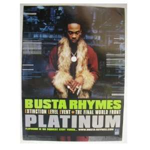  Busta Rhymes Poster Extinction Level Event The Final World 