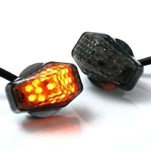  Motorcycle Smoke LED Turn Signals Light For Suzuki GSXR400 