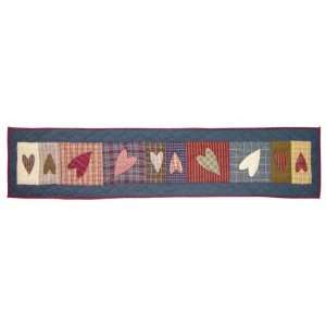  Primitive Hearts Table Runner 16X 72