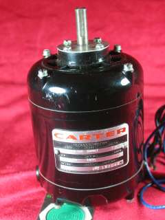 carter csb1830h electric motor 1 30 hp shunt 115 vdc 0 6 amp 1800 rpm 