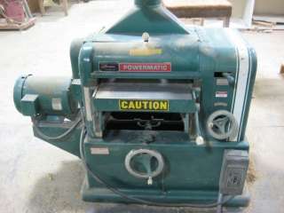 Powermatic 18 Planer     