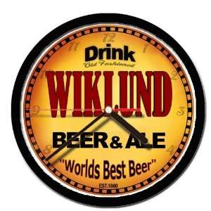 WIKLUND beer and ale cerveza wall clock: Everything Else