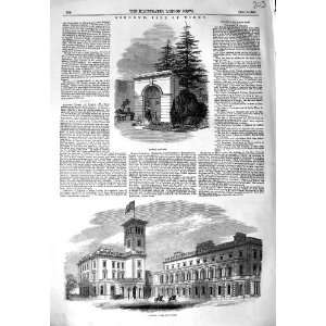    1849 OSBORNE HOUSE ISLE WIGHT ALCOVE ARCHITECTURE: Home & Kitchen