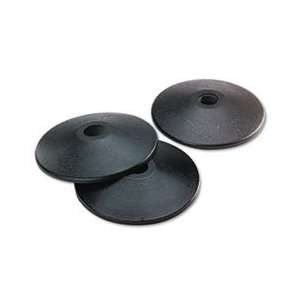  Adjusta Tape Crowd Control Bases, Steel, 14 deep, Black 