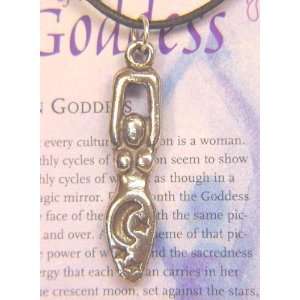    Pewter Pendant Moon Goddess Pagan Wicca SCA: Everything Else