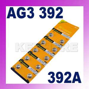 10 x AG3 392A SR41SW LR736 LR41 392 SR736 CX41 Battery  