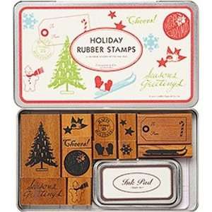  Holiday Rubber Stamps by Cavallini & Co.