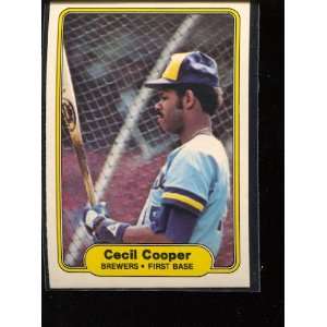  1982 Fleer #138 Cecil Cooper Sports Collectibles
