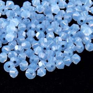 24 Swarovski Crystal 3mm Bicone Bead Air Blue Opal  
