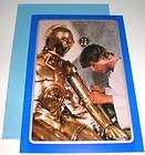 Valentines card full size 79 vintage Star Wars C 3PO  