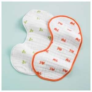 Baby Bibs & Burp Cloths: aden + anais Orange Burp Bib Cloths, S/2 Mu 