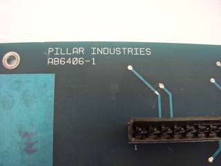 Pillar Induction AB6406 1 Industrial Control Board  