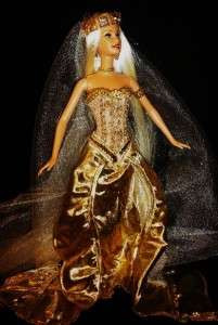 Greek Goddess of the Harvest Demeter ~ OOAK Barbie doll Golden Goddess 