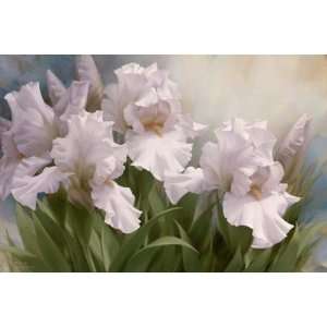  White Iris Elegance I Finest LAMINATED Print Igor Levashov 
