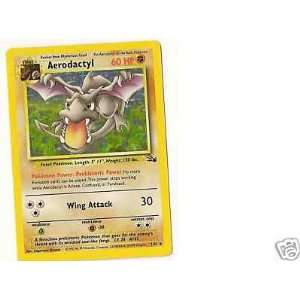  Pokemon Aerodactyl 1/62 Holo Card [Toy] Toys & Games