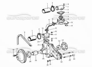 Ferrari 206 Water Outlet Manifold # 4147177  