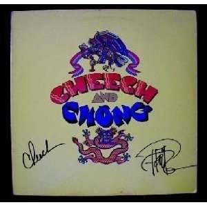  Cheech & Chong Autographed/Hand Signed Album: Sports 