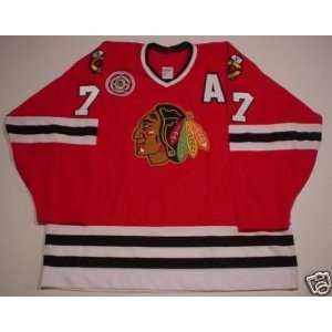 Chris Chelios Chicago Blackhawks Jersey All Star Patch 