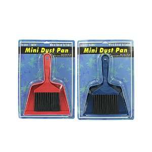  24 Plastic Mini Dust Pans w/Whisk Brooms: Home & Kitchen