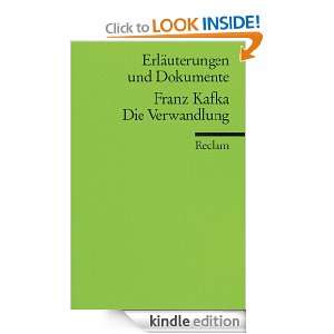 Die Verwandlung (Twentieth Century Texts): Dr Michael Minden, Peter 