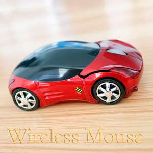4GHz Nano USB Receiver PC Laptop Wireless Car Wheel Optical Mouse 