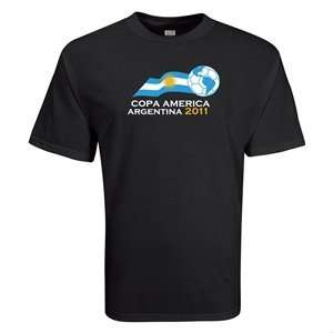  hidden Copa America Official Logo T Shirt (Black) Sports 