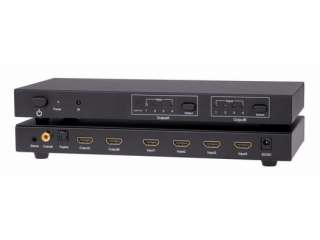 KanexPro HD4X2MXAUSW HDMI 4x2 True Matrix Switcher w/ Audio  