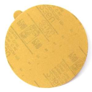  6 3M Gold Tab PSA Stick on Disc   180 Grit Use Wood and 