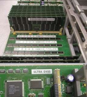 Sun 501 2996 Ultra E450 Motherboard System Board No CPU w/4GB Ram 